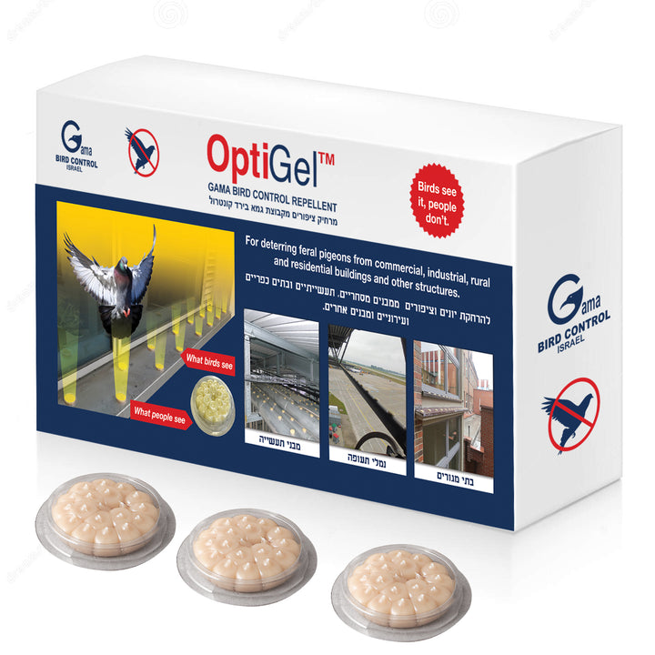 Gama Optical Gel (15 Pack) · Get rid of Birds: Pigeons, woodpeckers, Gulls, Crows, starlings