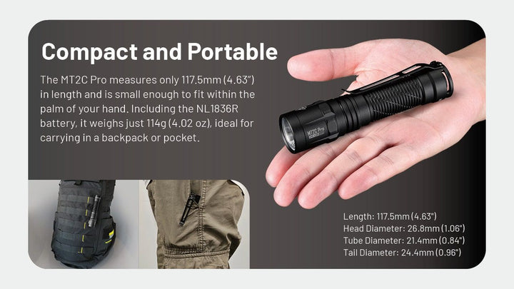 NITECORE MT2C Pro Tactical Flashlight