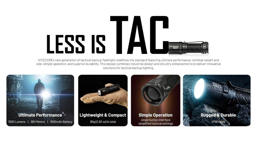 NITECORE MT1C Pro Compact Tactical Flashlight