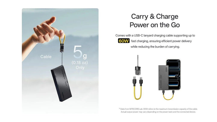 NITECORE NB10000 GEN3 Power Bank