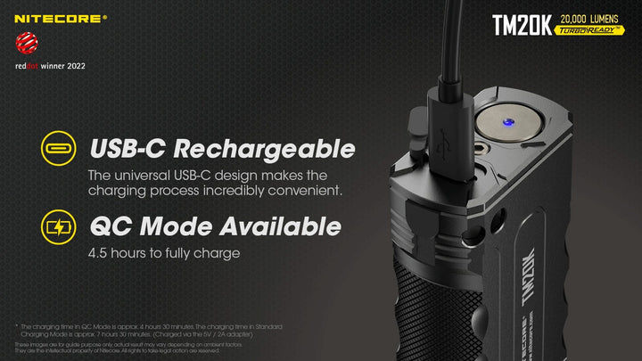 NITECORE TM20K Ultra High Output Flashlight