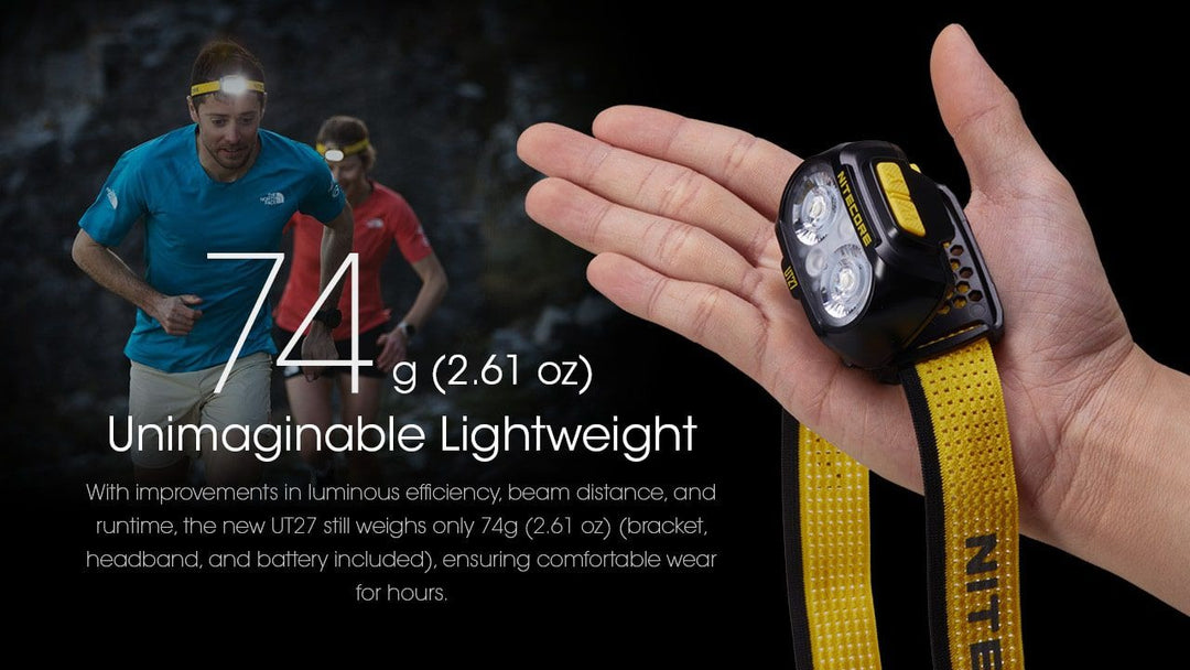 NITECORE UT27 Lightweight Running Headlamp