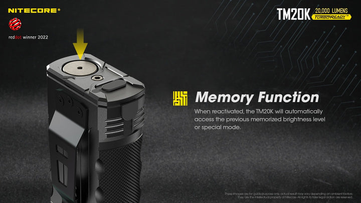 NITECORE TM20K Ultra High Output Flashlight